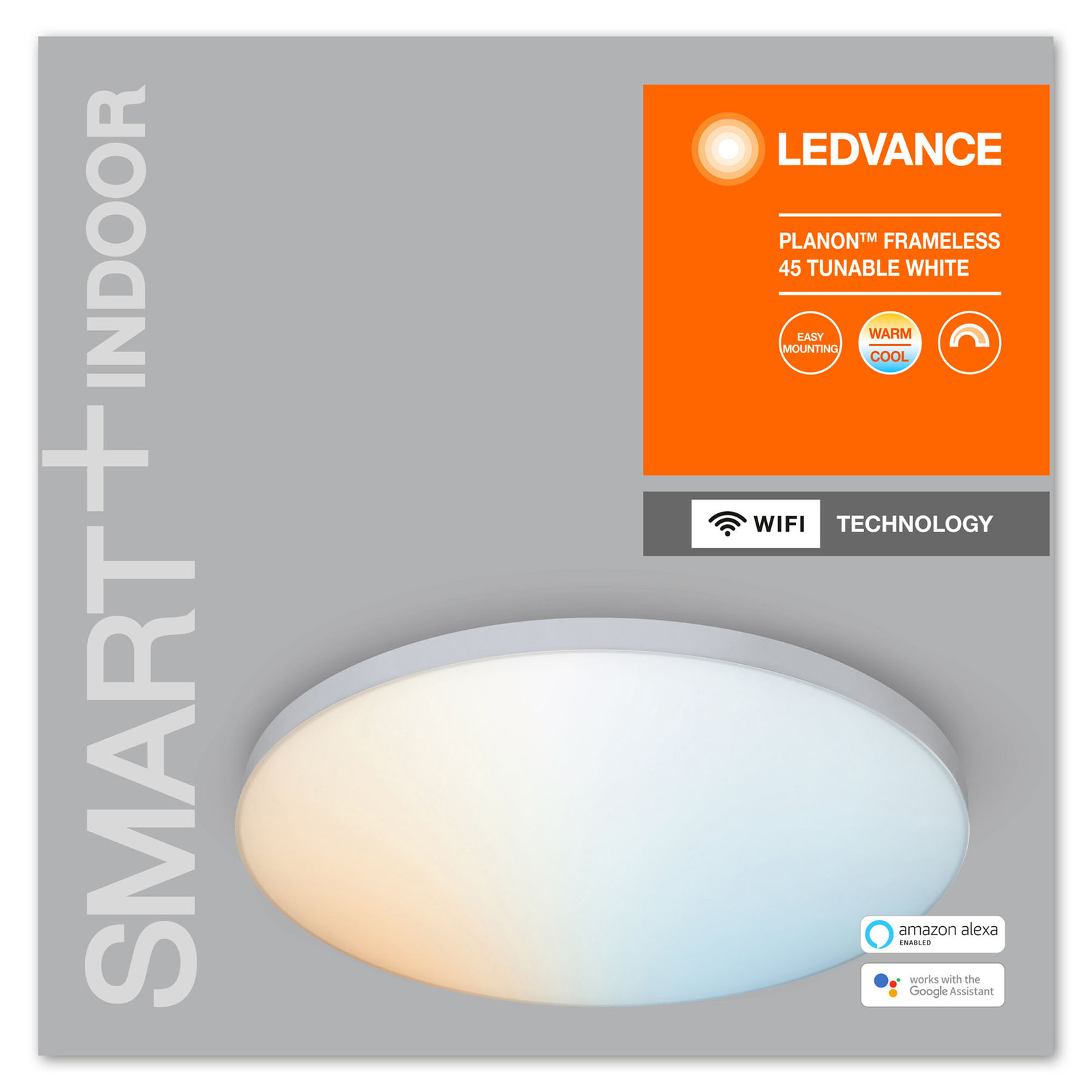 LEDVANCE SMART+ WiFi Planon panneau CCT Ø45cm