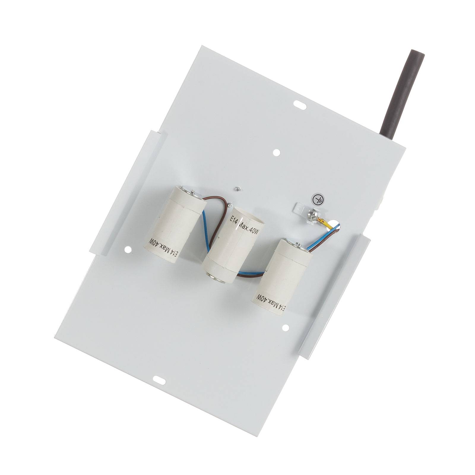 Zielona materiałowa lampa sufitowa Jitendra