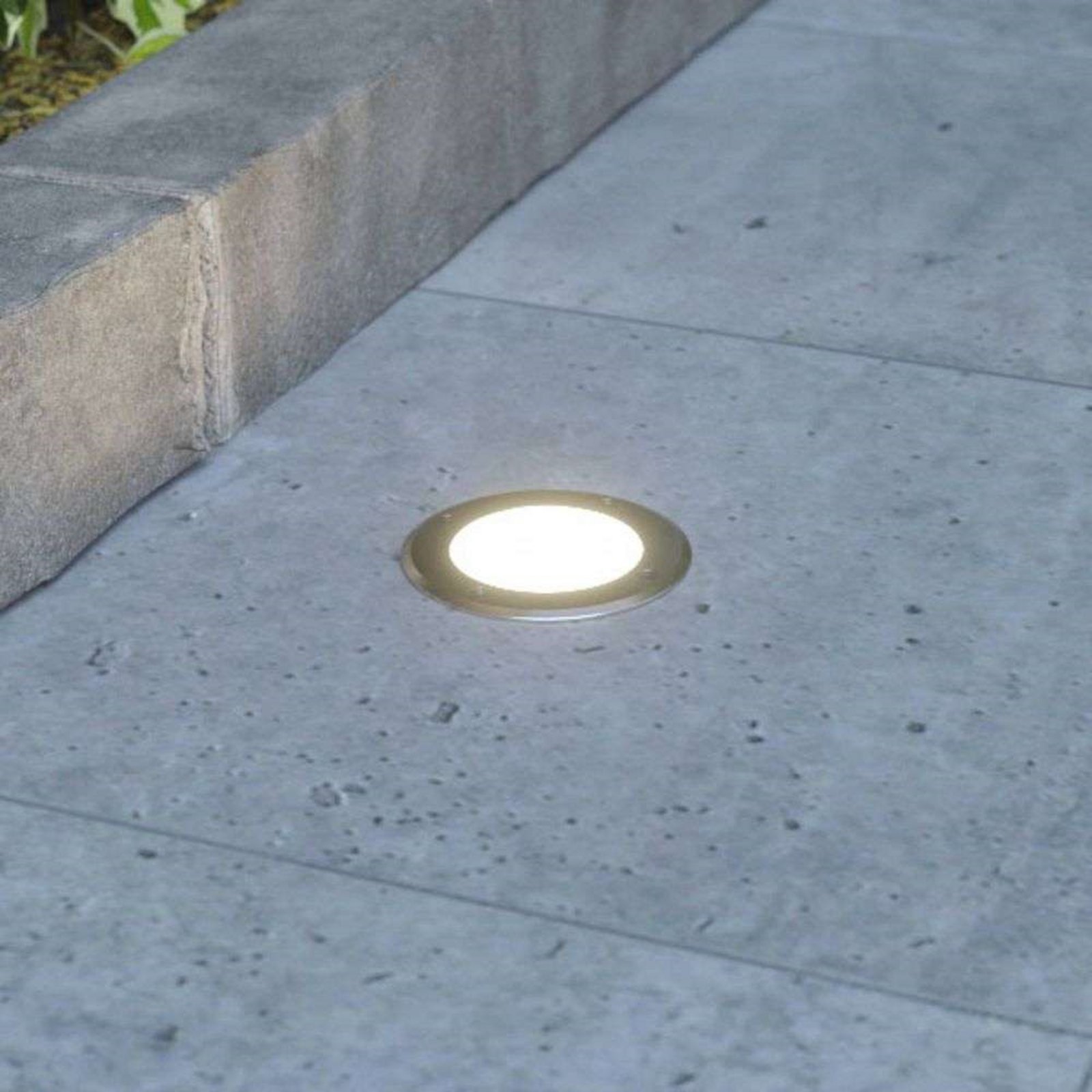 Doris Outdoor Recessed Ground Spot Steel - Lucande