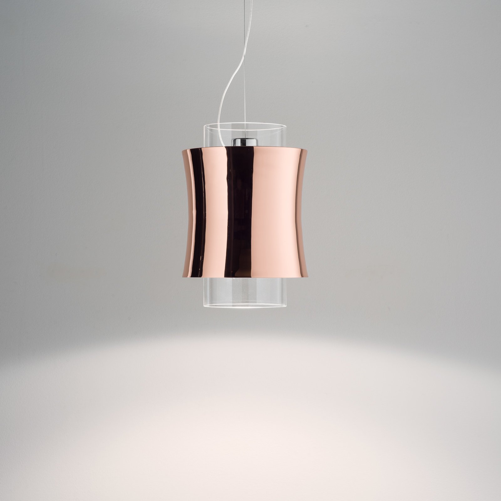 Prandina Fez S1 hanging light polished copper