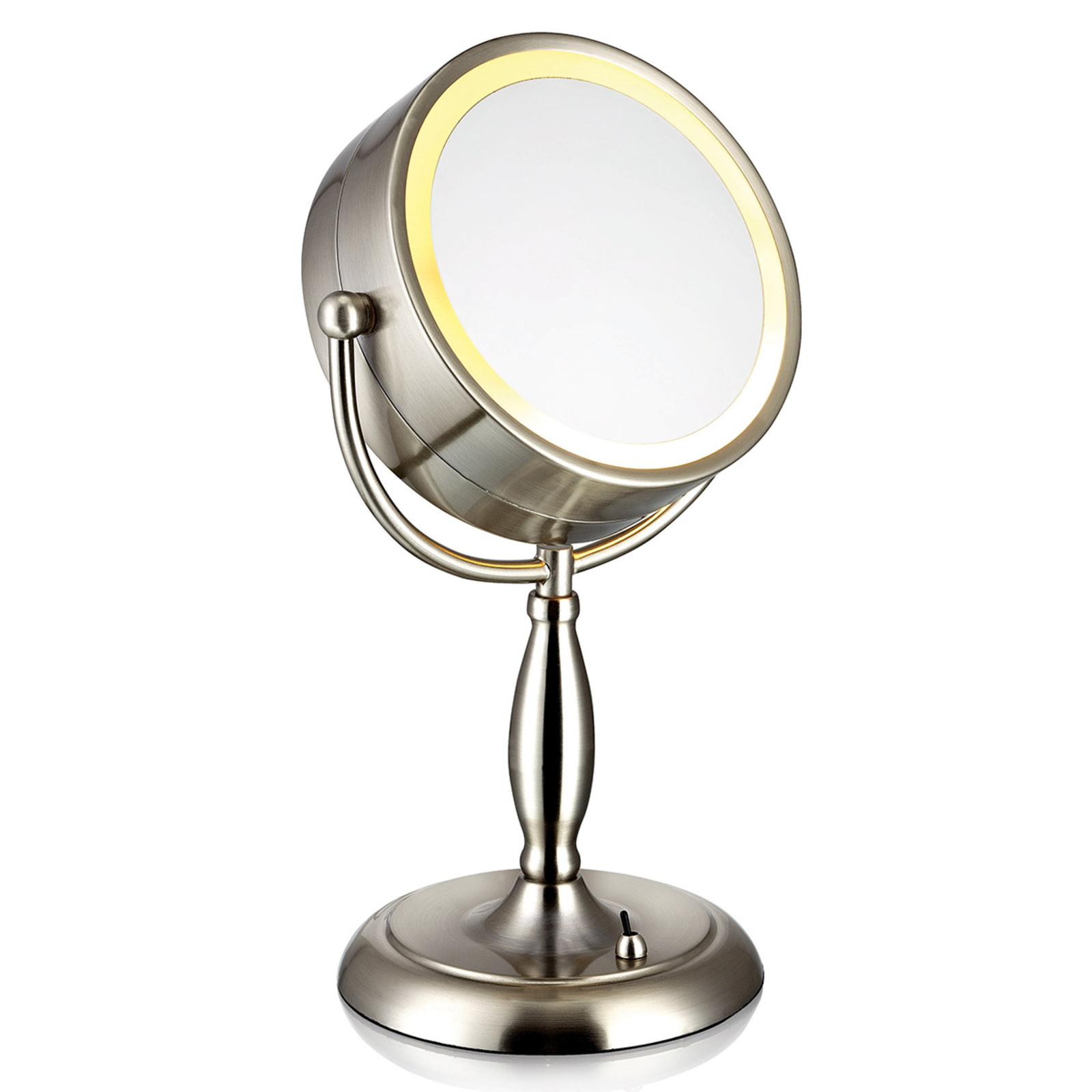 Face cosmetic mirror, illuminated Lights.co.uk