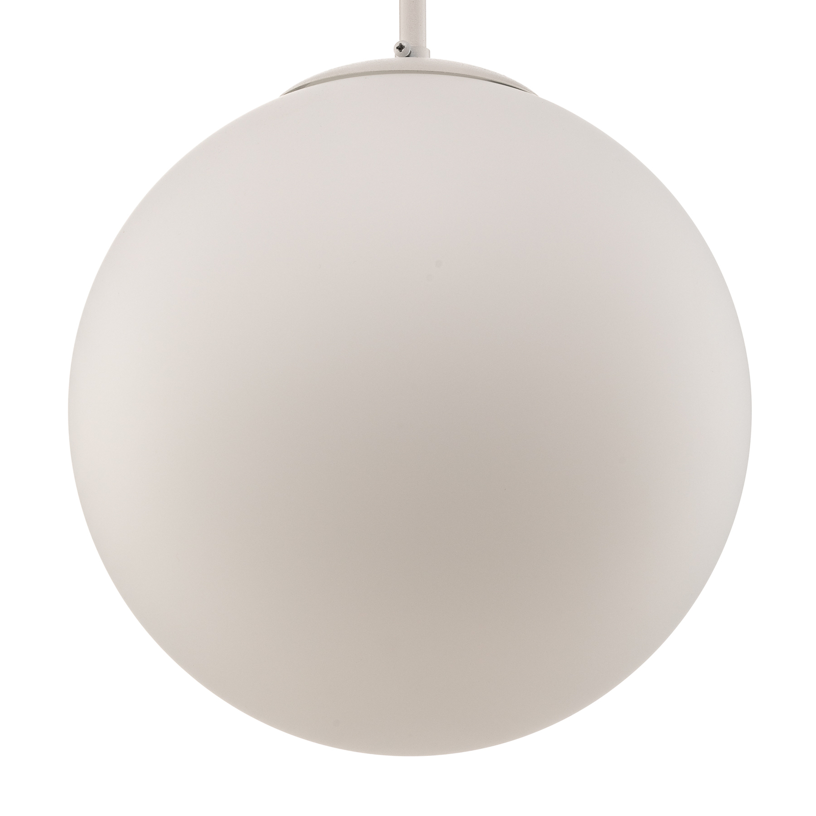 Lampa wisząca Bosso, 1-punktowa, biała, 30cm