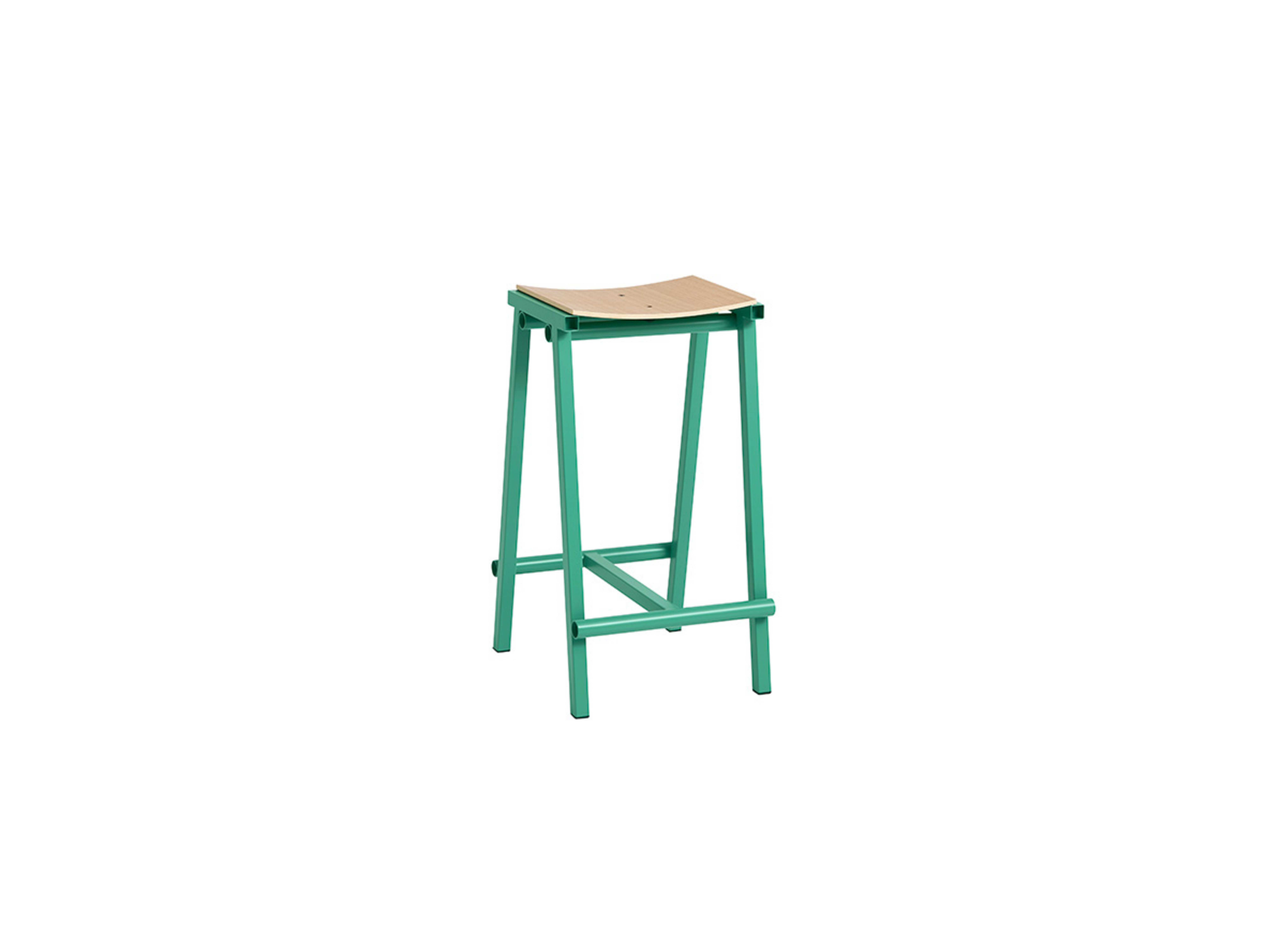 Taburete 8 Bar Stool Low Soft Jade - Hay