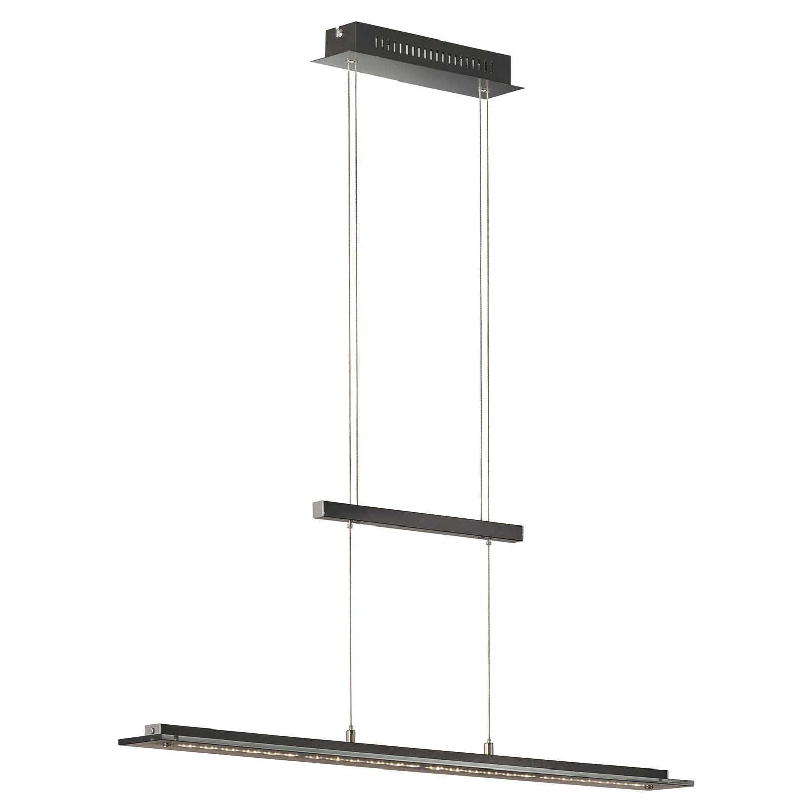 Lampada sospensione LED Tenso TW dimmer, nero 88cm