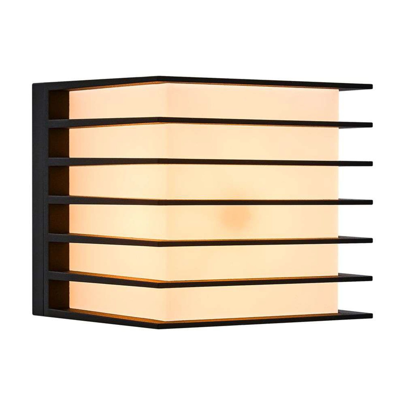 Fluctus 13 Outdoor Wall Lamp Black - Nordlux