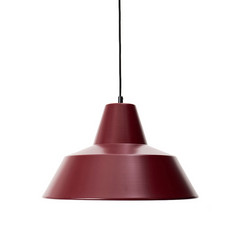 Workshop Lamp W5 Wine Red - Made By Hand