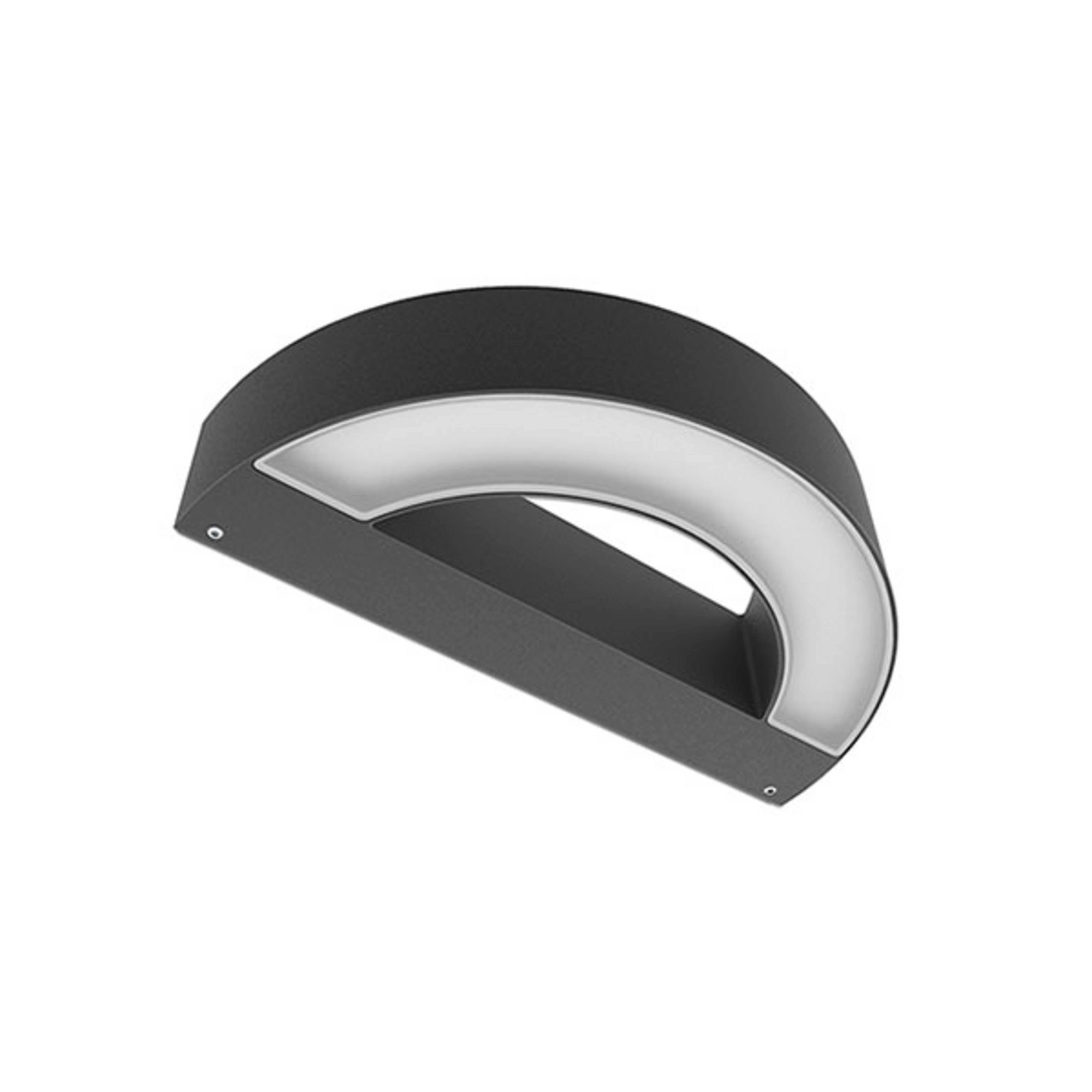 LED-Außenwandleuchte Mask+ M, unten, 3.000K