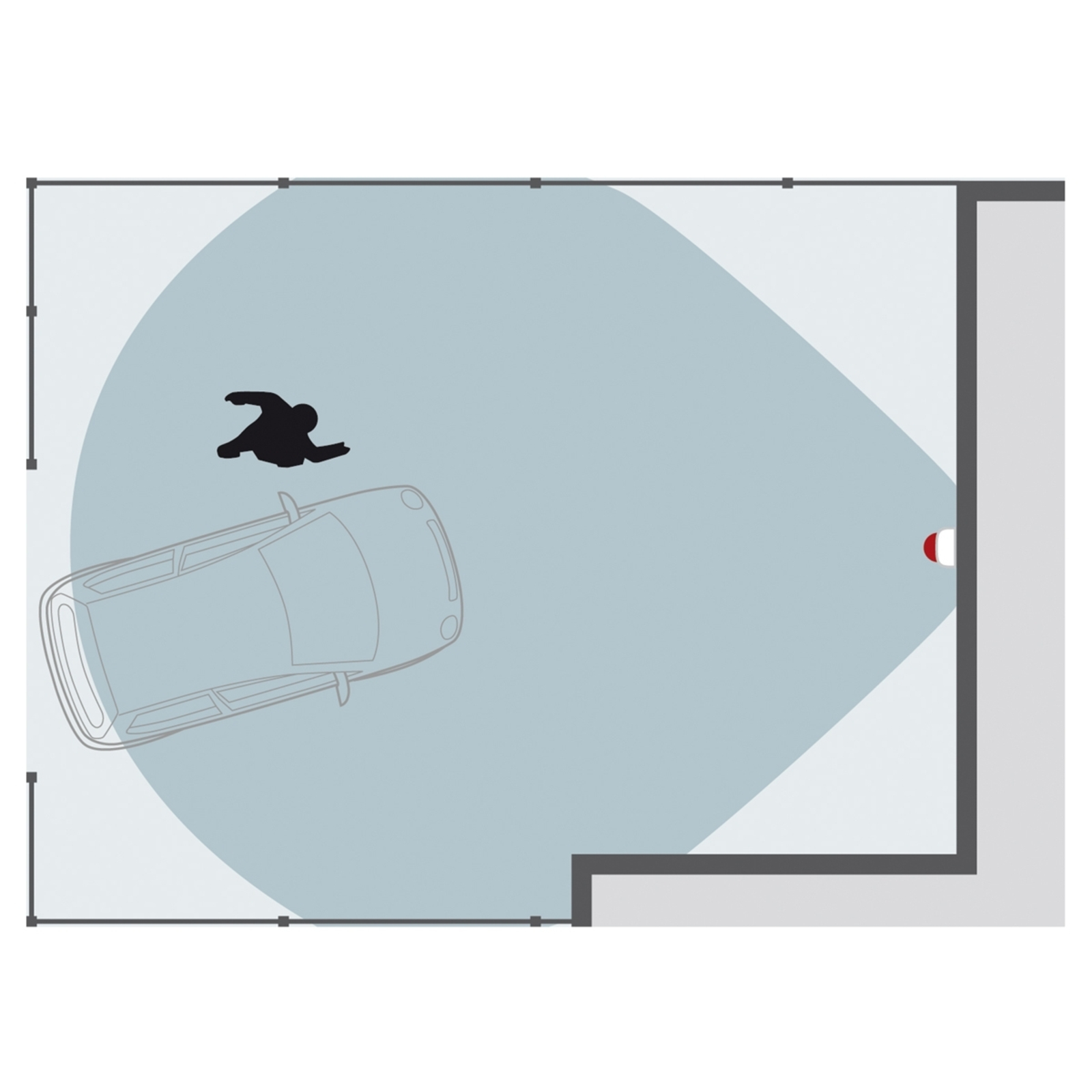STEINEL Infrarot-Wandsensor IS 2160 ECO