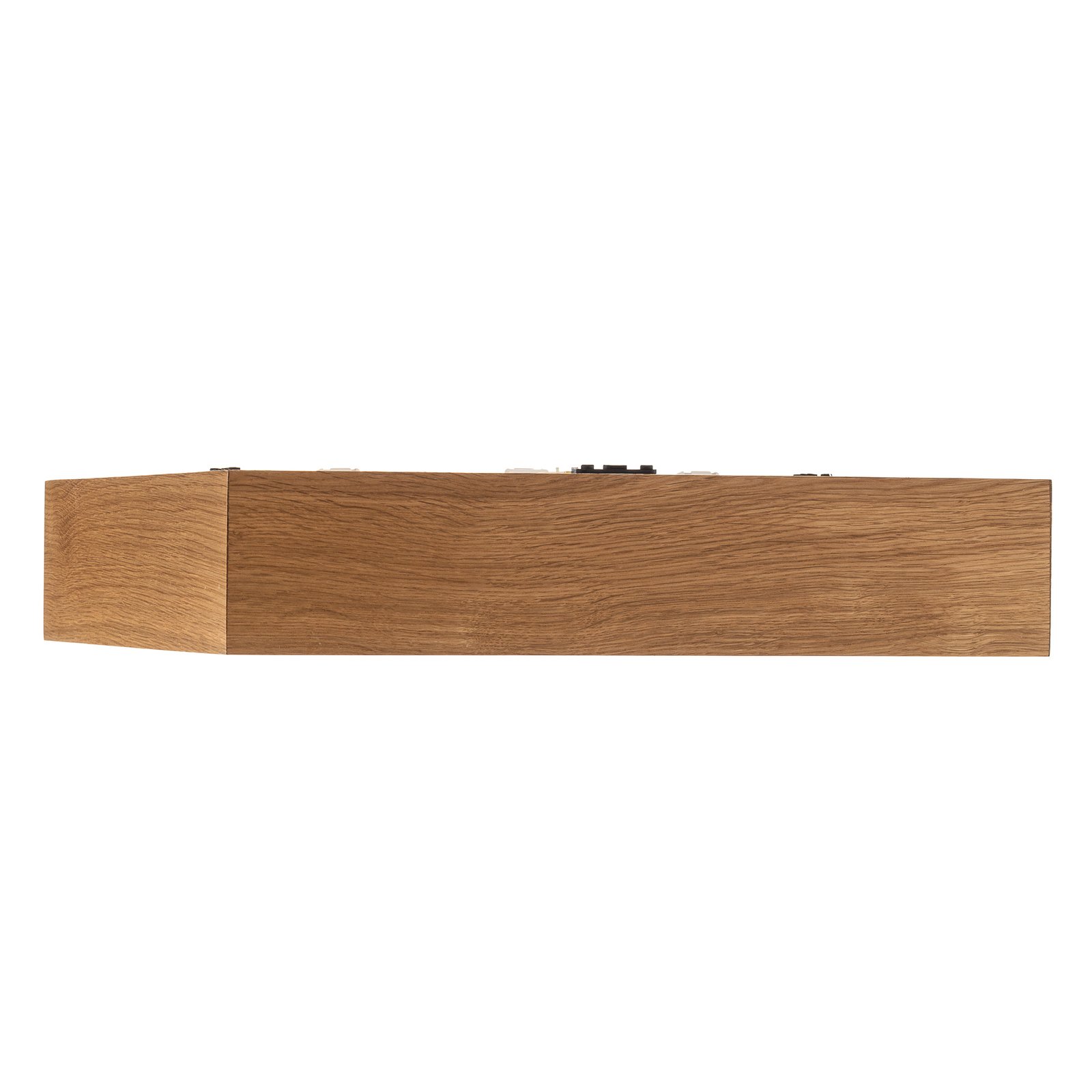 Stropné svietidlo Quatro DR drevený rám, 38,5 cm