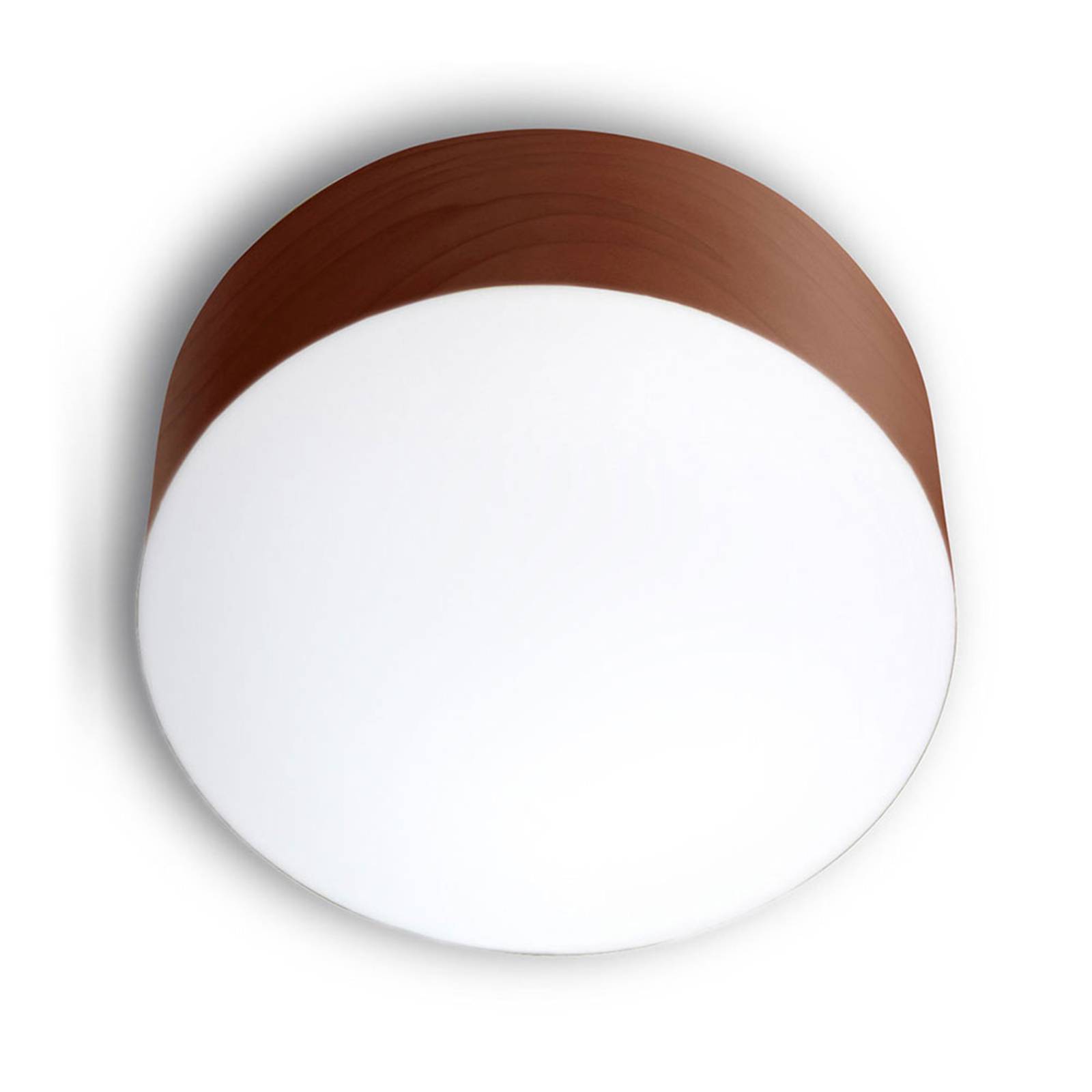 LZF Gea taklampe 0-10V dim Ø 20cm sjokolade
