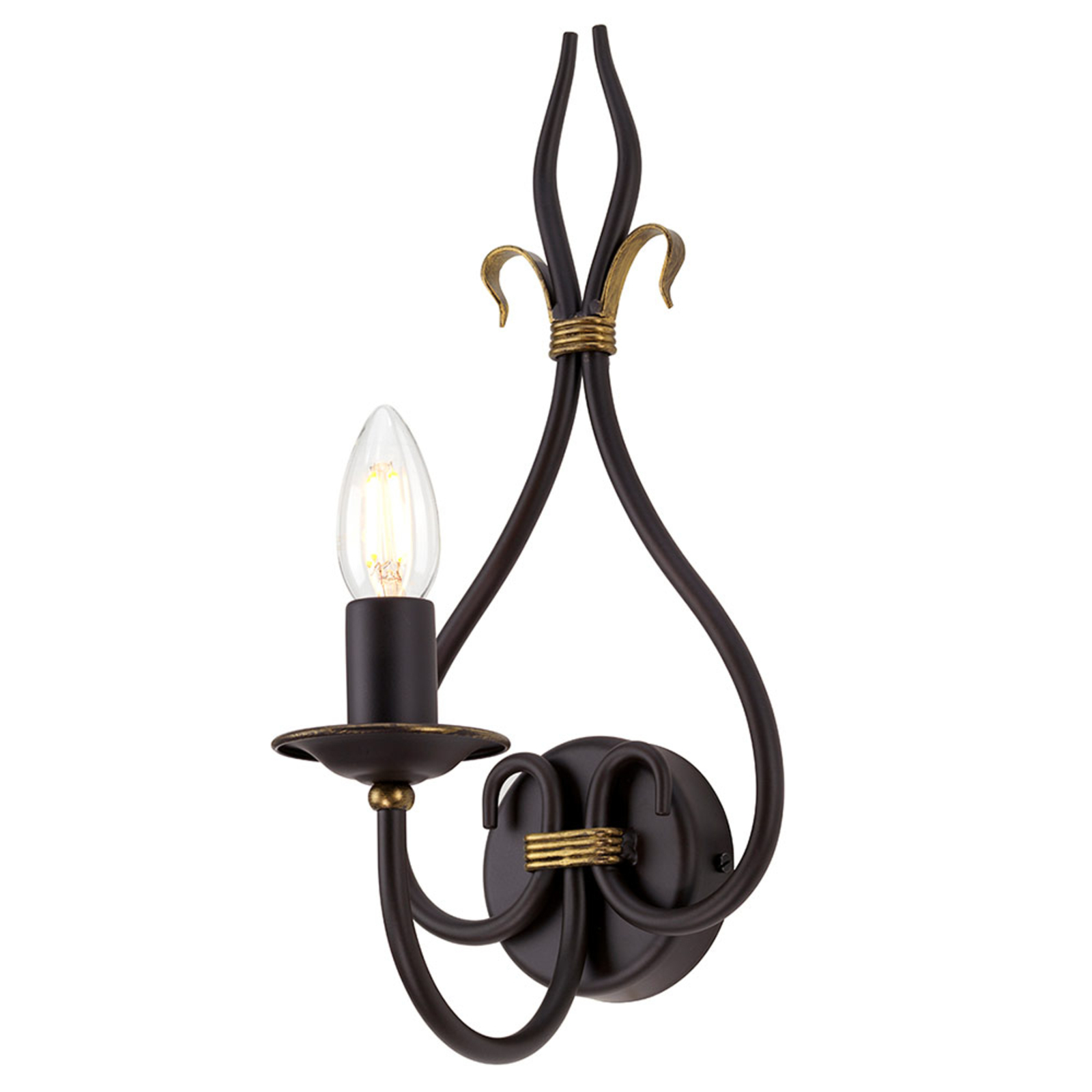 Windermere wall light, one-bulb