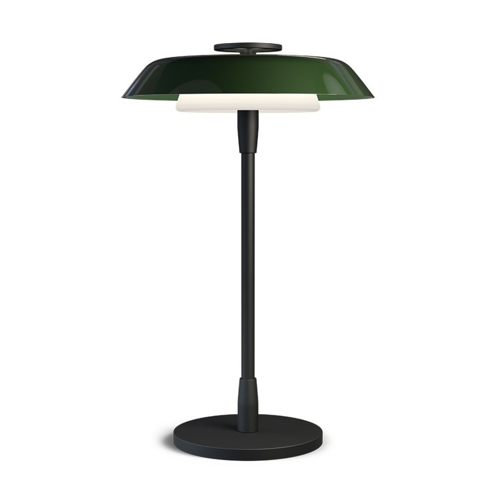 Horisont Table Lamp H47,5 Matt Black/Shiny Forest Green - Belid