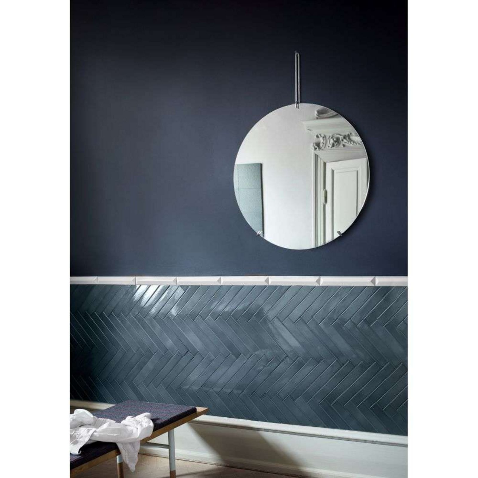 Wall Mirror Ø70 Chrome - Moebe