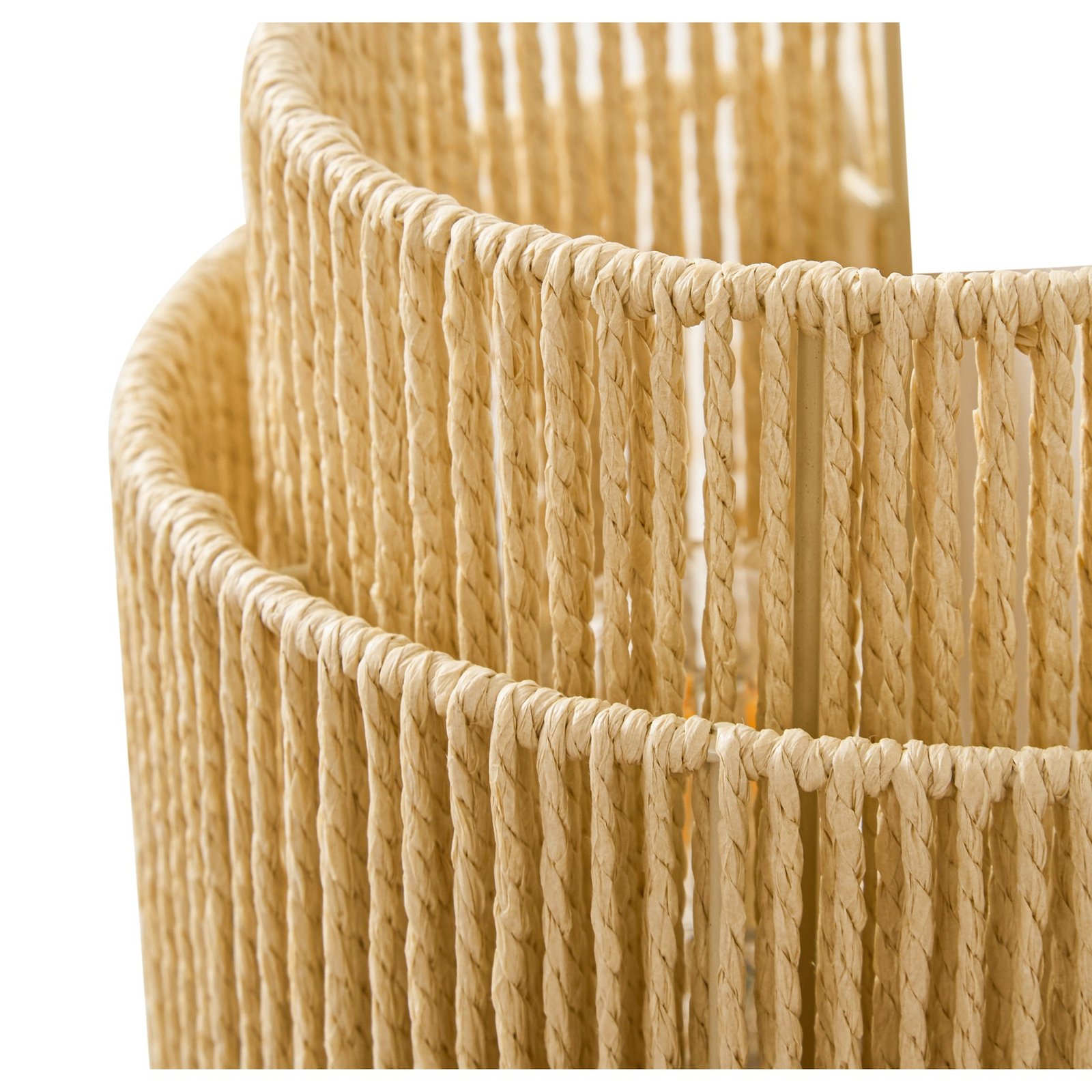 Anuva Wandleuchte, naturfarben, Höhe 25 cm, Papier - Lindby Anuva Wandleuchte, naturfarben, Höhe 25 cm, Papier - Lindby