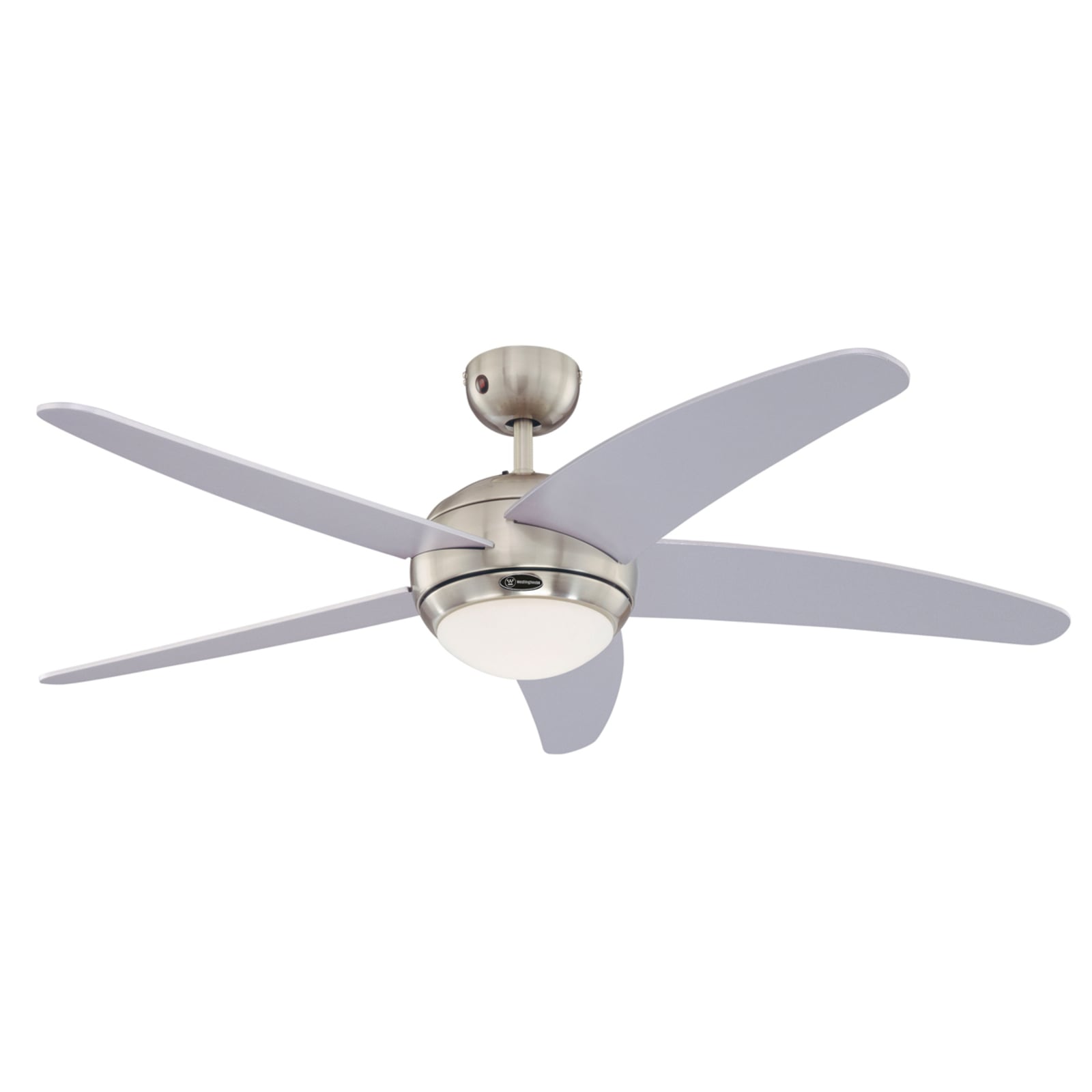 Ventilateur Bendan avec éclairage, argent - Westinghouse Ventilateur Bendan avec éclairage, argent - Westinghouse