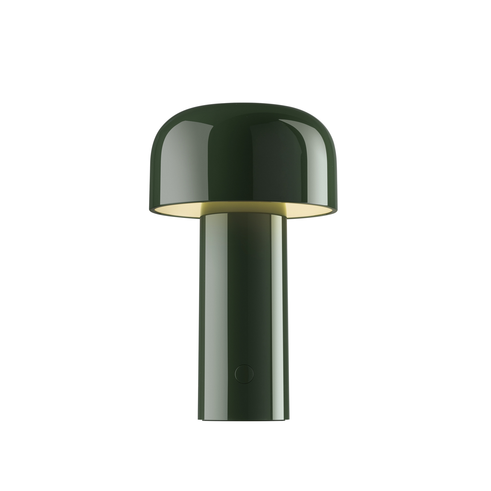 Flos LED-Akku-Tischlampe Bellhop, grün, 21 cm, dim., IP54 Flos LED-Akku-Tischlampe Bellhop, grün, 21 cm, dim., IP54