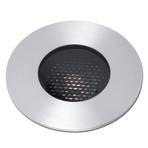 Spot encastré LED Grund, couleur nickel, Ø 9 cm, alu/inox