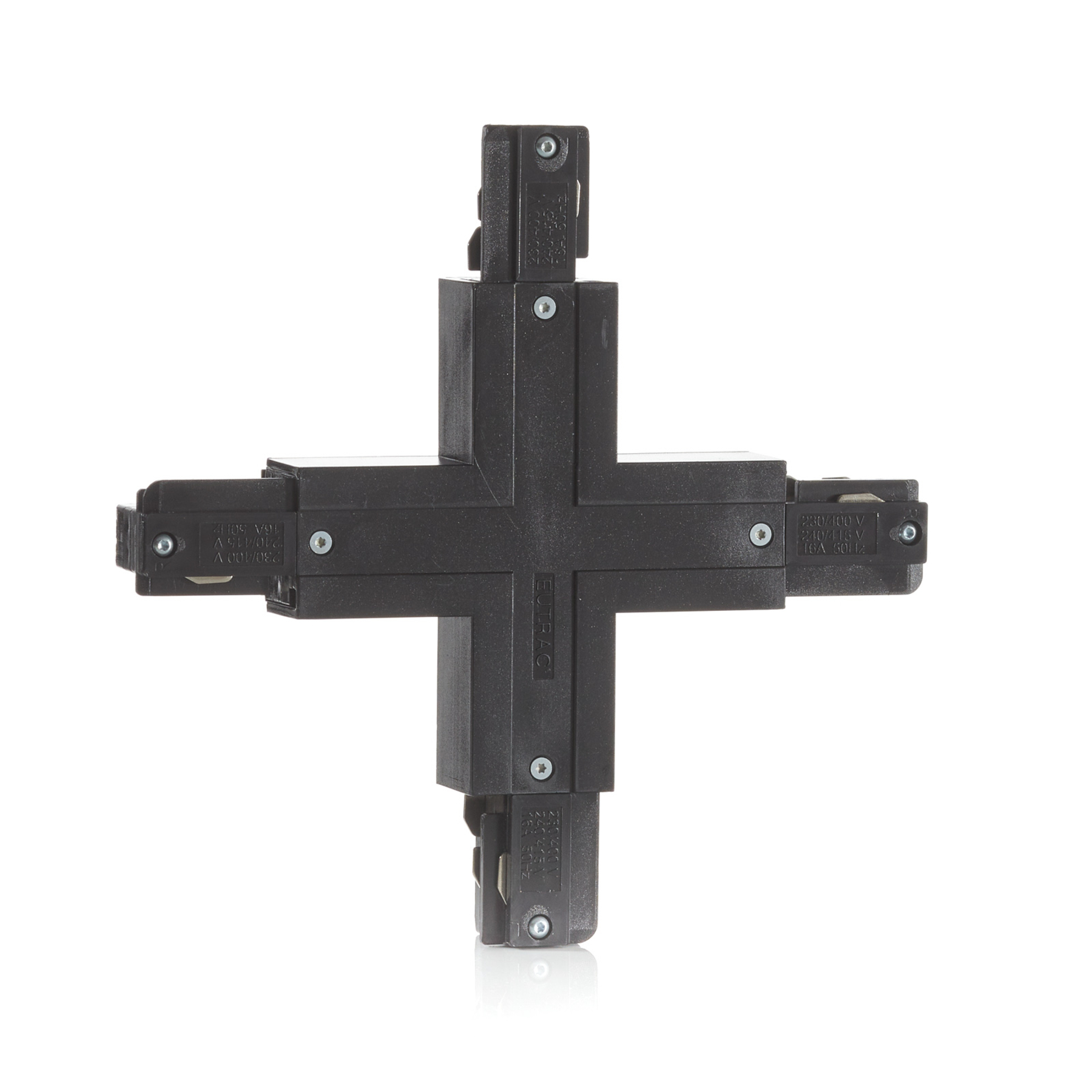 EUTRAC Eutrac X-connector with feed-in option, black