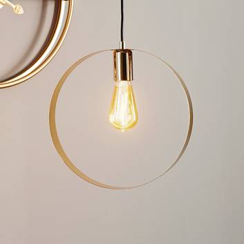 Hängeleuchte Mira, einflammig, gold