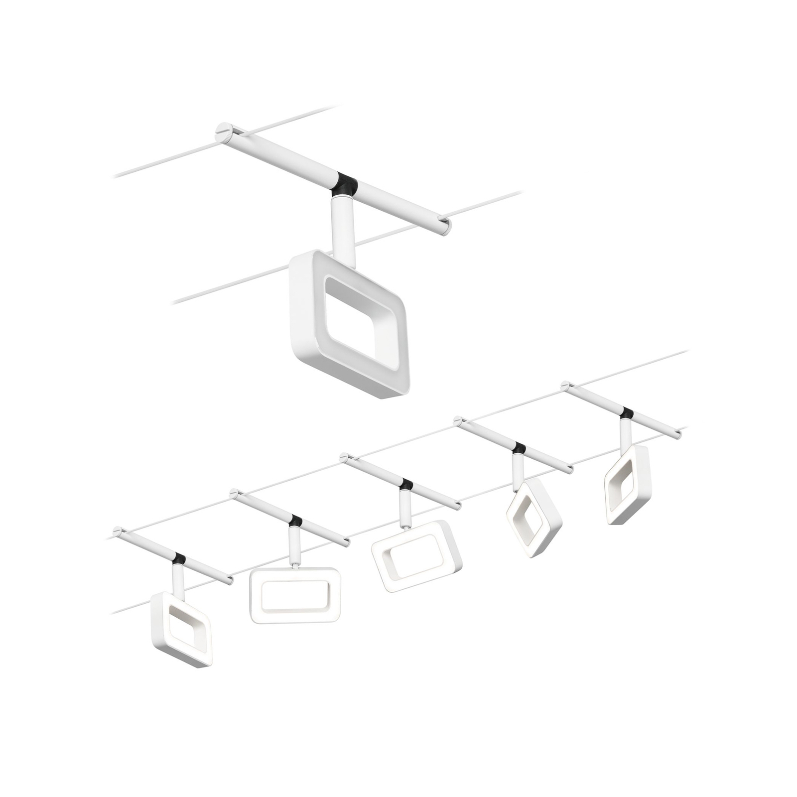 Paulmann Frame lankový LED systém 5pl biela matná