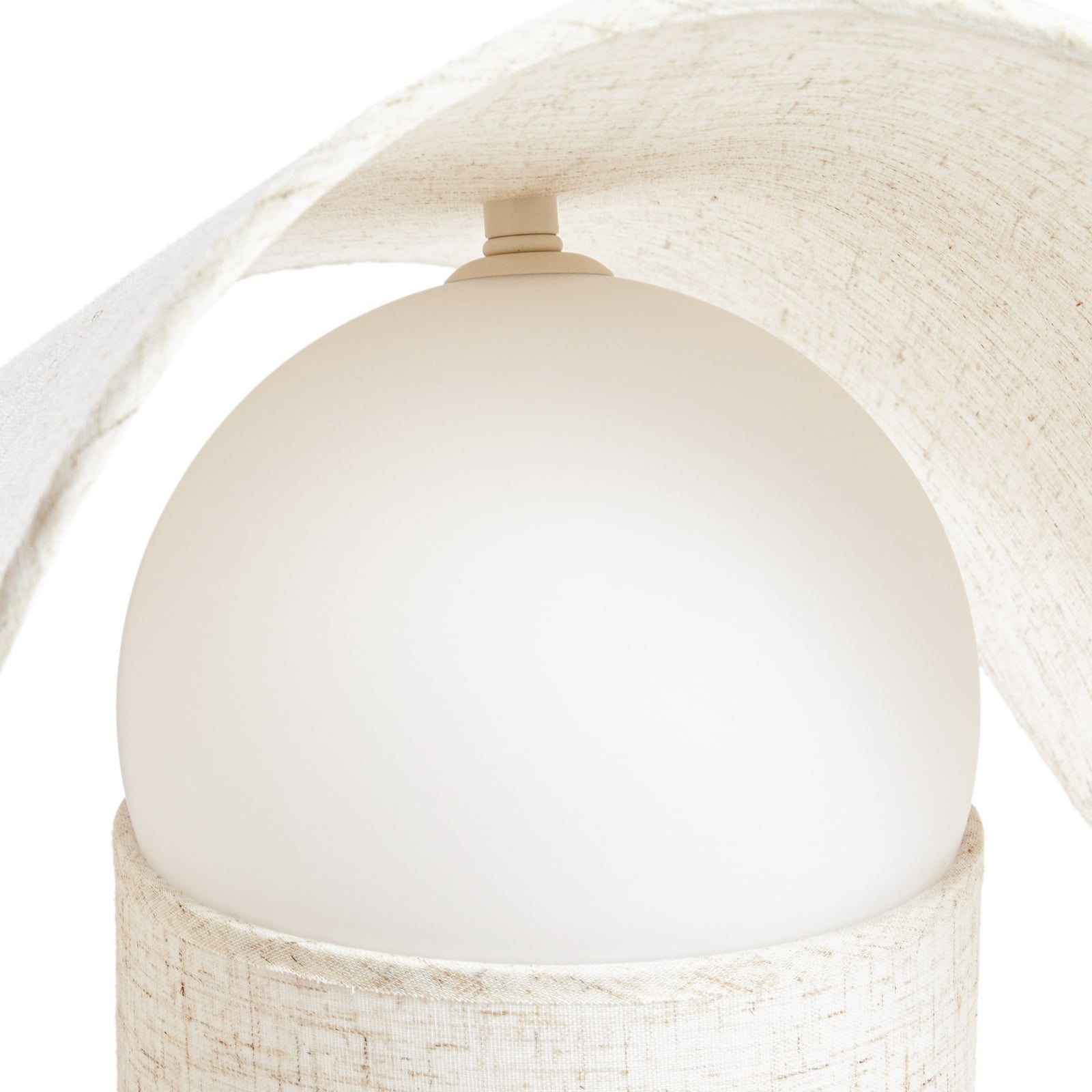 Lampe de table LED Tamani, hauteur 43 cm, beige, à intensité variable, « dim to