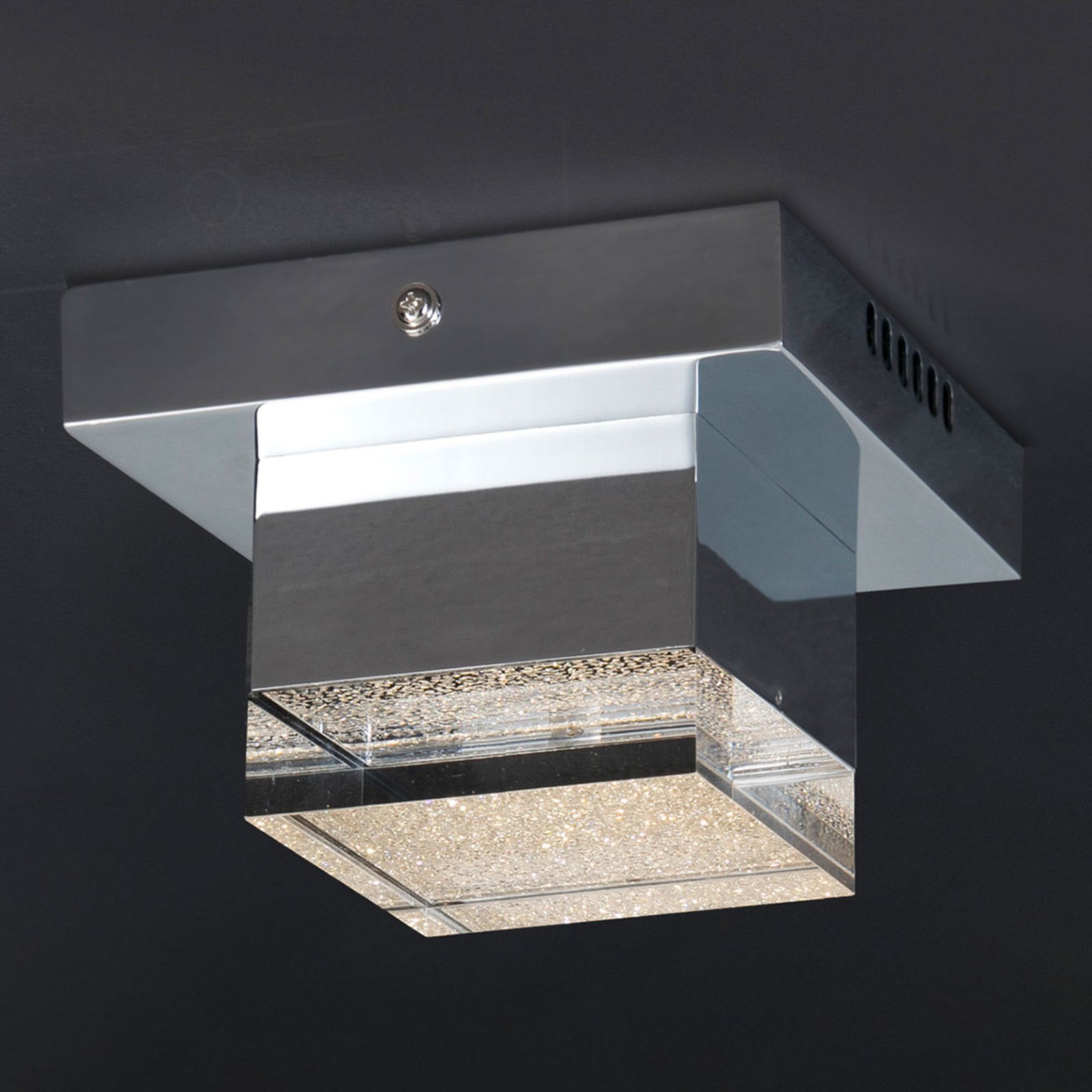 Candeeiro de teto LED Prisma, lâmpada única