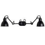 204 Double Aplică de Perete Black - Lampe Gras