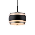 Falling Rings LED-Hängelampe, schwarz, Ø 13 cm, CCT - PURE