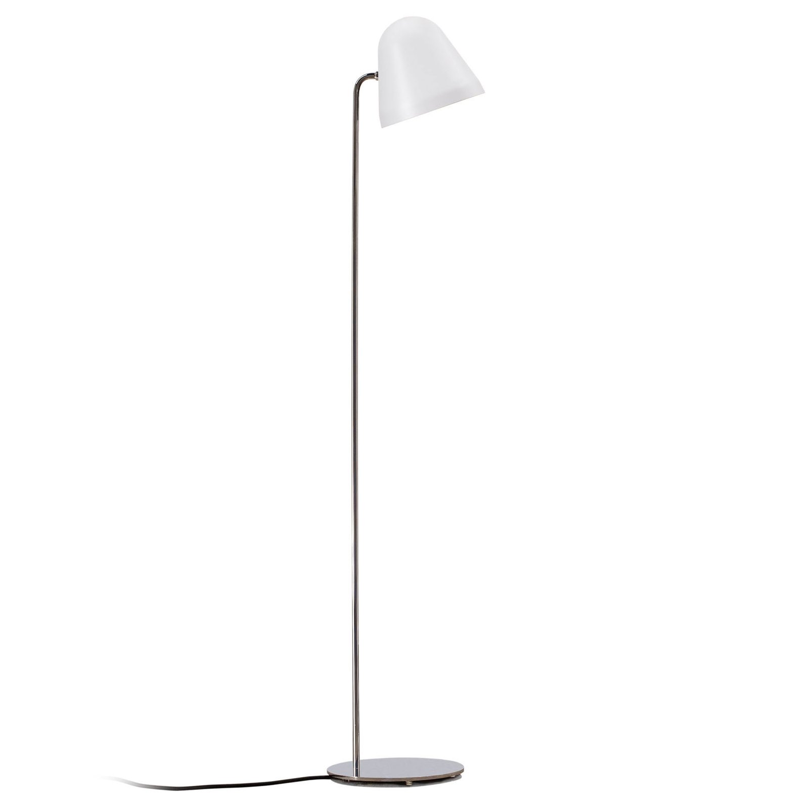 Nyta Tilt S Floor floor lamp stainless steel white