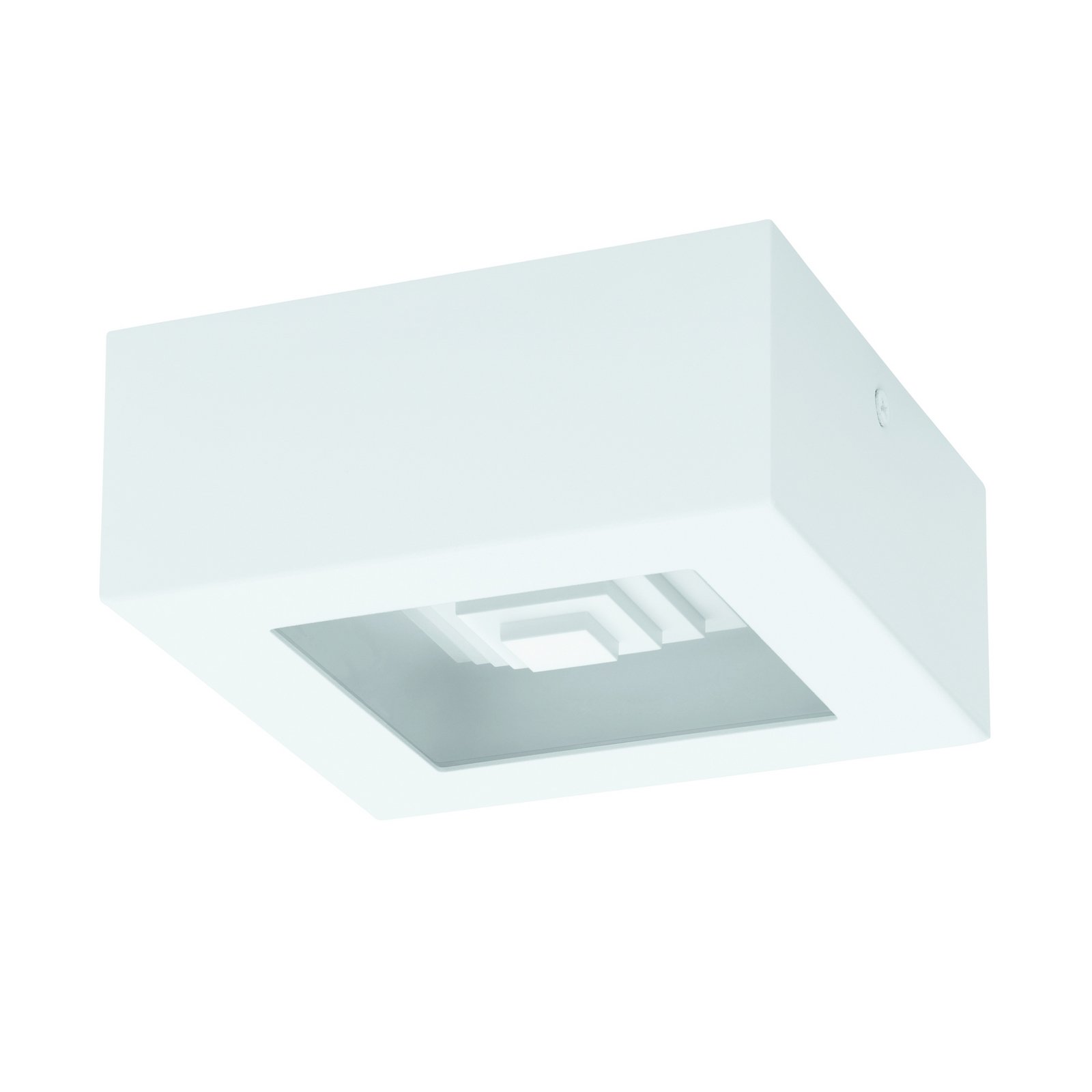 Kleine LED plafondlamp Ferreros in het wit