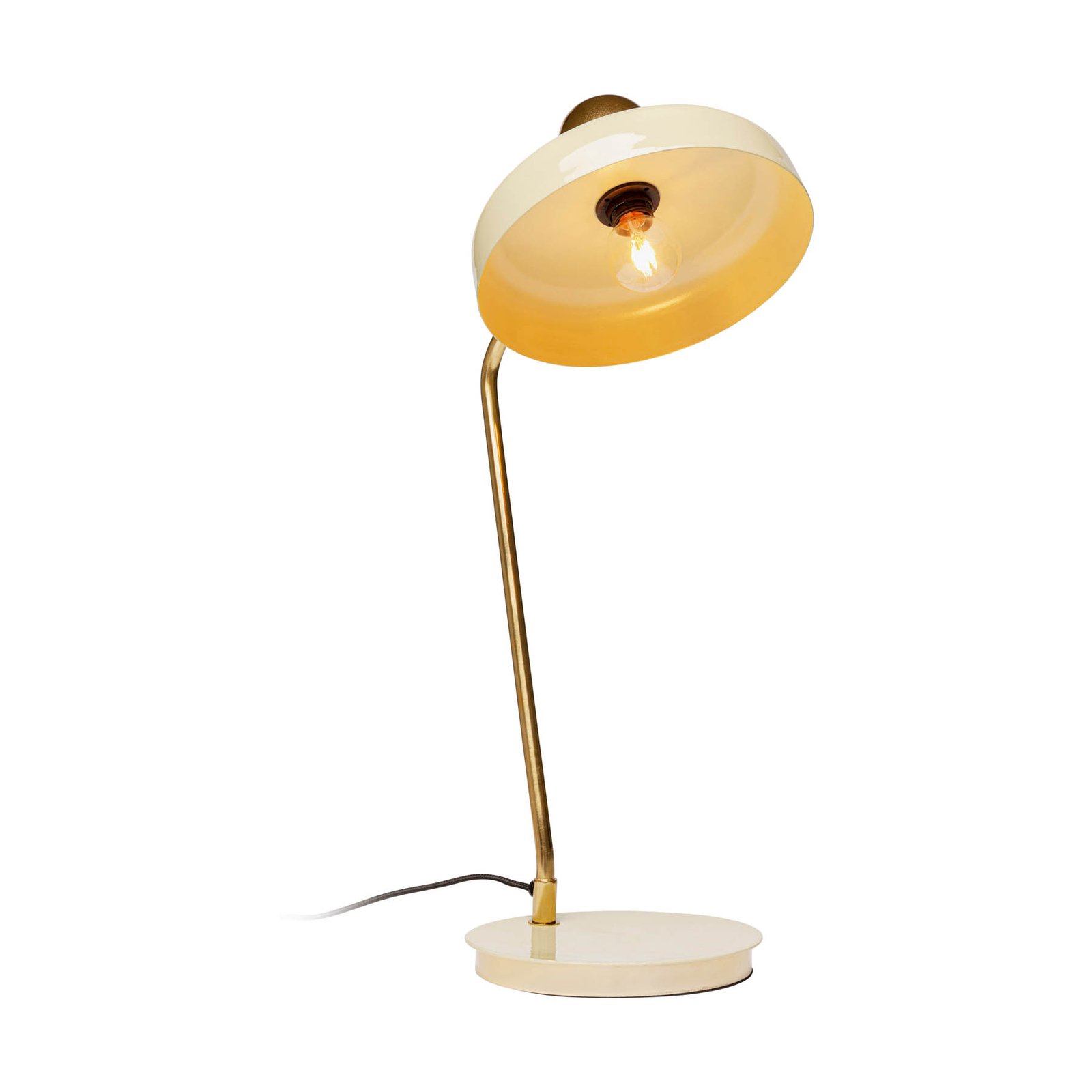 KARE Demi table lamp, green, enamelled steel, height 56 cm