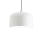 Závěsná lampa Luceplan Zile matná bílá, Ø 40 cm