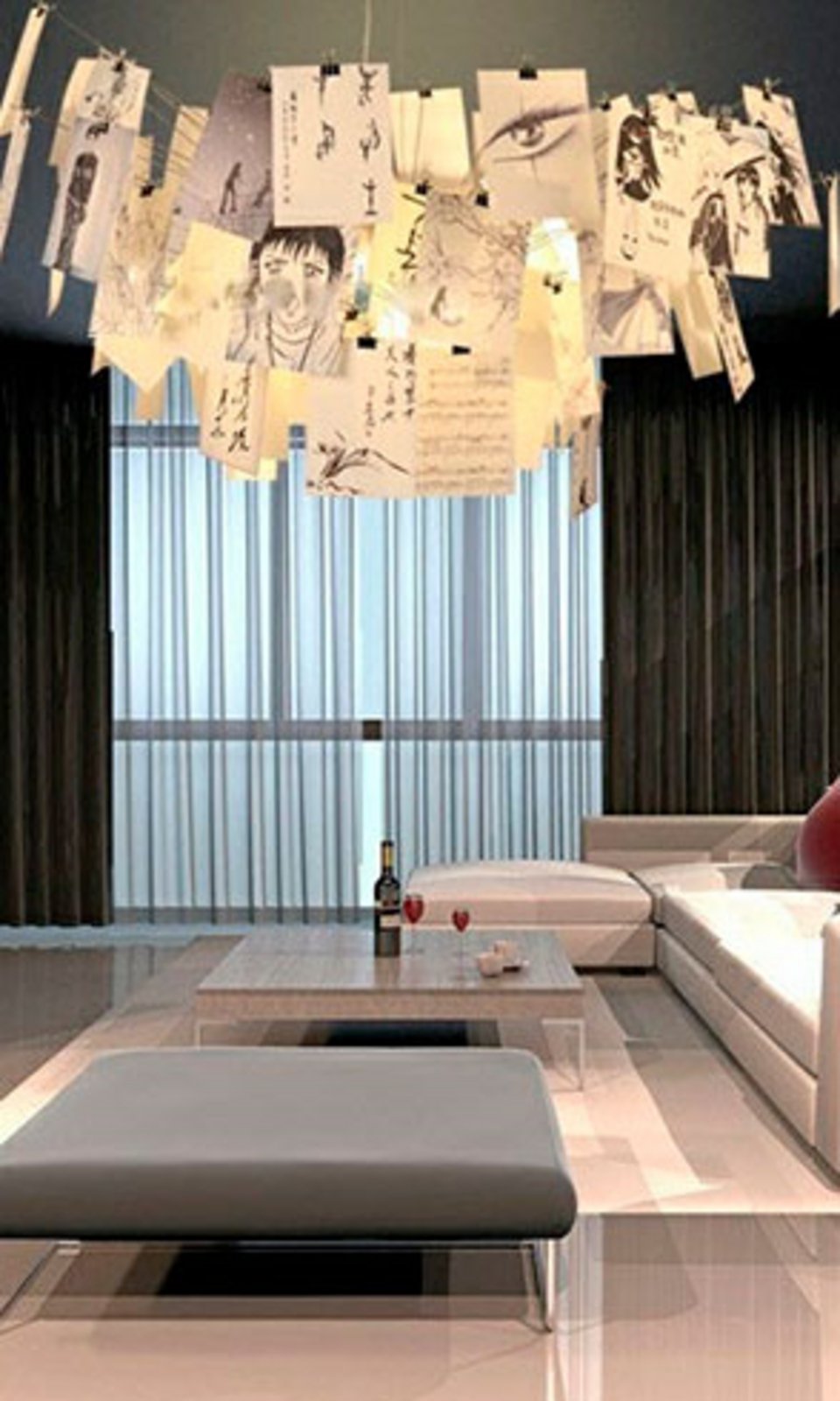 Ingo Maurer Zettel'z 6 - hengelampe Ingo Maurer Zettel'z 6 - hengelampe