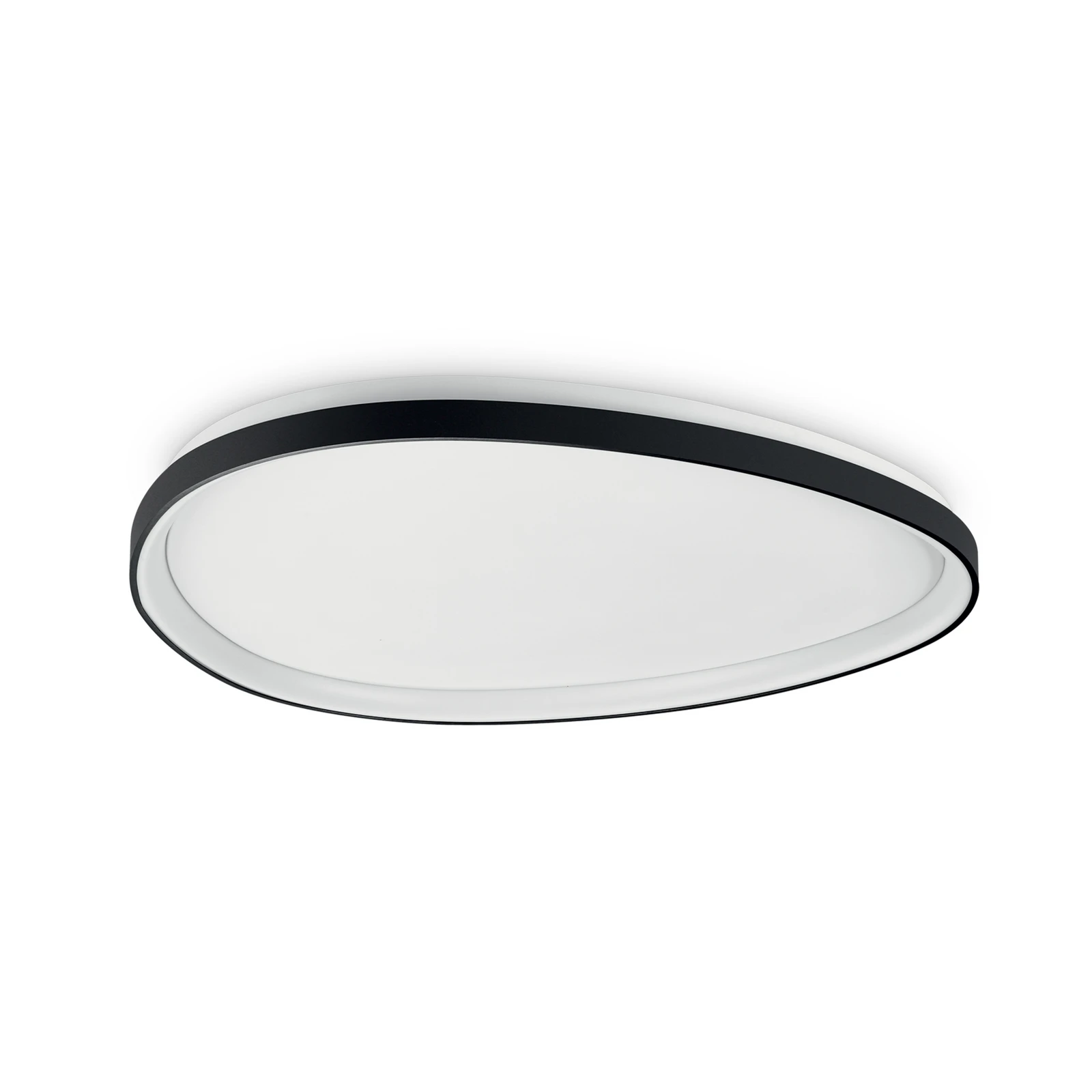 Φωτιστικό οροφής LED IDEAL LUX Gemini, μαύρο, 81 cm, 4000 K, on/off