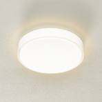 BEGA 34278 plafonnier LED, blanc, Ø 36 cm, DALI