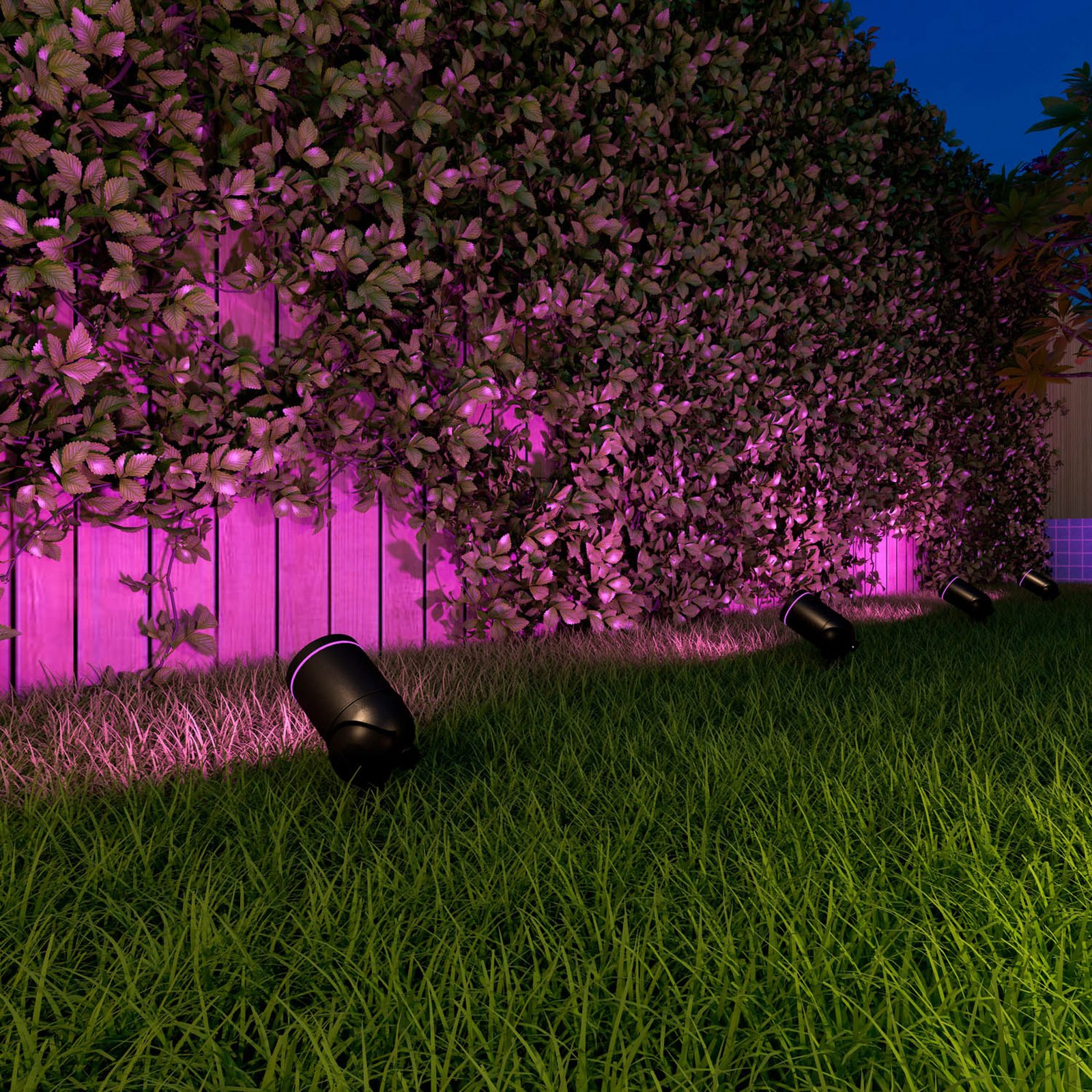Calex Smart Outdoor Gardenspot -kohdevalo CCT, RGB