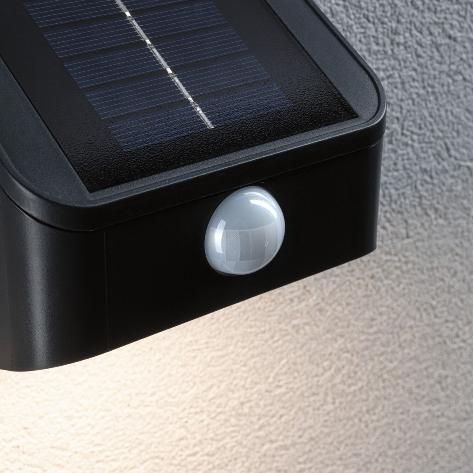 Applique d'extérieur solaire Paulmann Lesly, anthracite, capteur, IP65