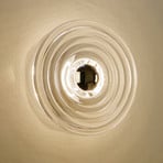 Tom Dixon LED wall lamp Press Large, clear, 35 cm 937 IP55