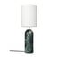 dunkelgrün marmoriert / weiß