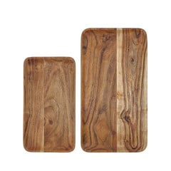 Wood Bandeja 33x18x2,5 & 43x23x2,5 Set of 2 Natur - House Doctor