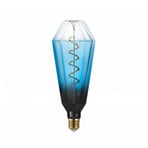 LED-lamppu E27 4W T100 2,000K hehkulanka sininen himmeä