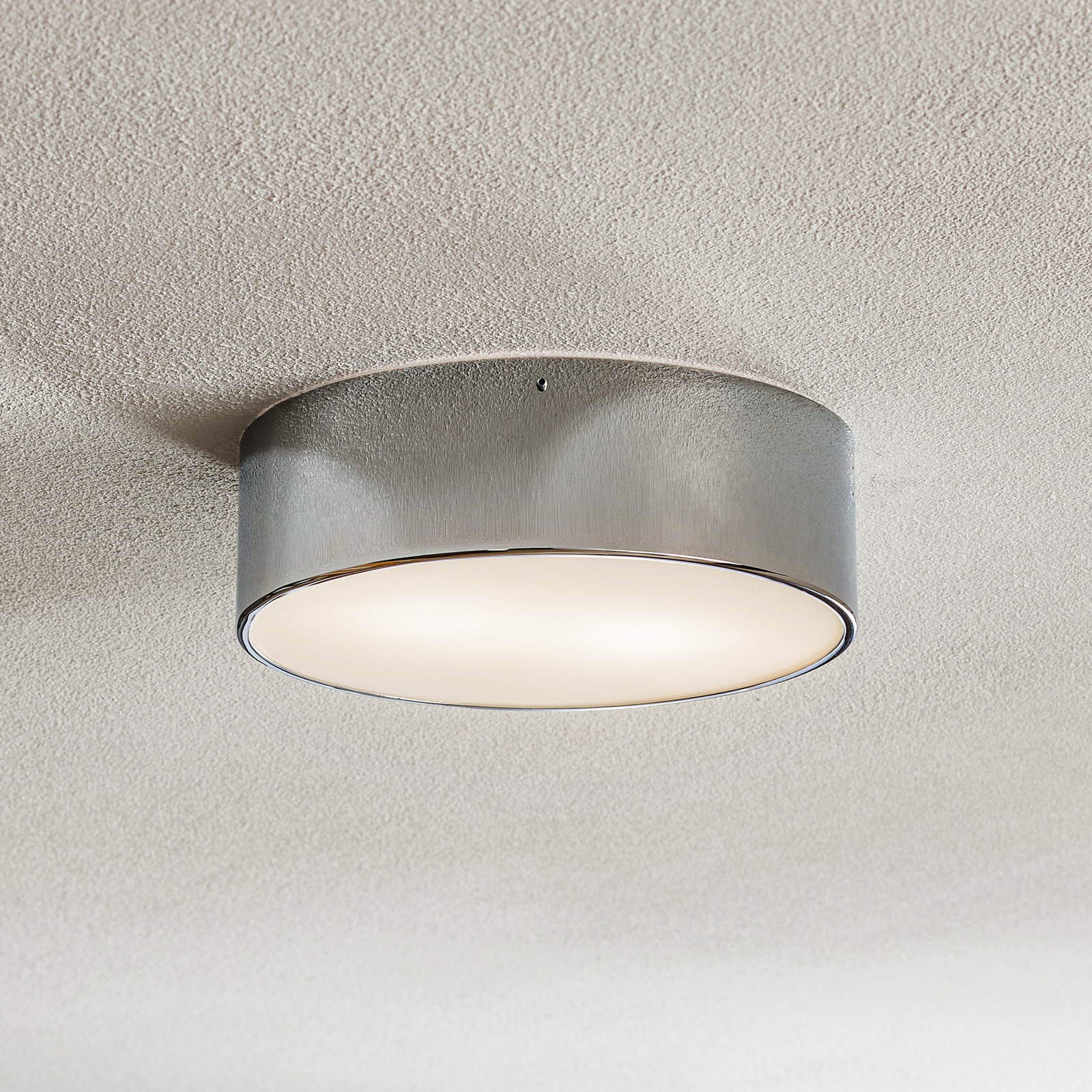 Plafondlamp Dayton chroom Ø 25 cm