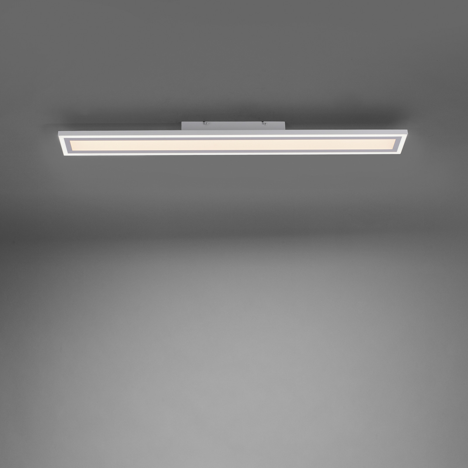 JUST LIGHT. Plafonieră cu LED Marginea CCT 100 x 12cm - Camera de zi / sufragerie - modern - alb - Metal