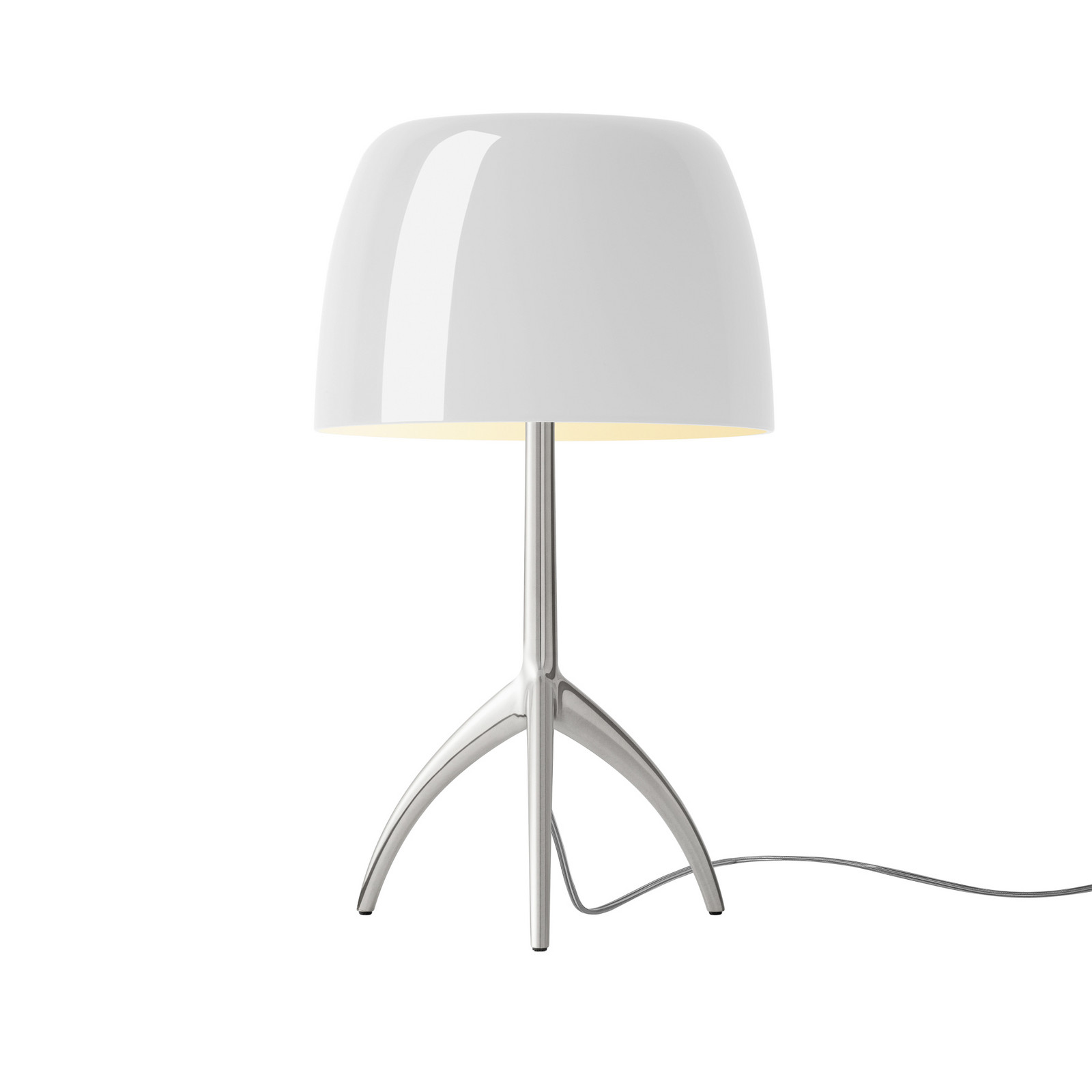 Foscarini Lumiere piccola alu/alb dimabilă