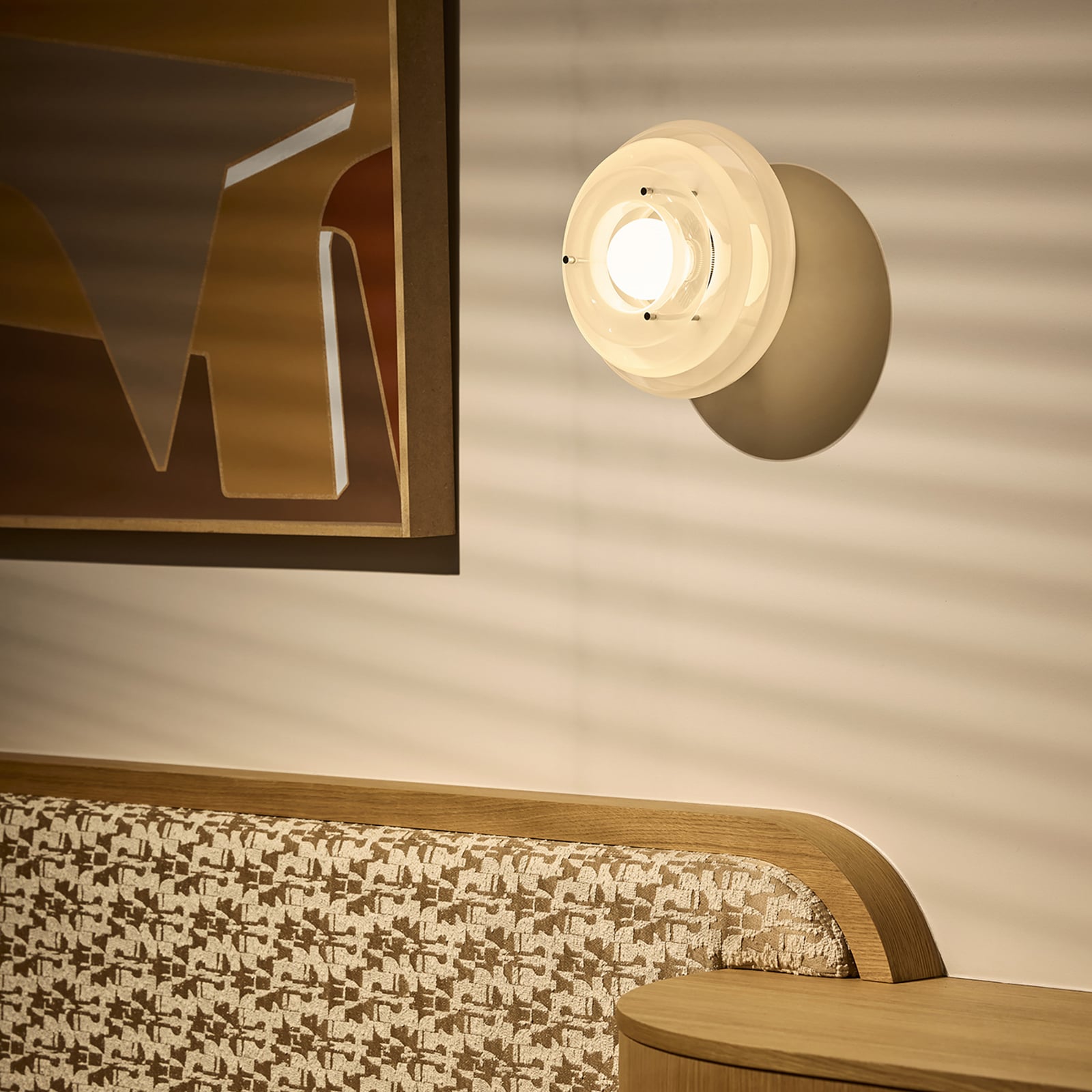 Sunset Wandleuchte, nebelweiß - MARKET SET