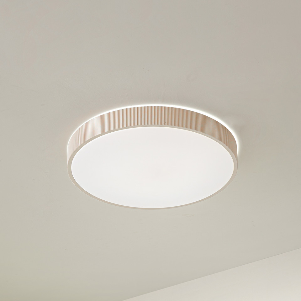 Lindby Zylo LED-taklampa, beige från Lindby