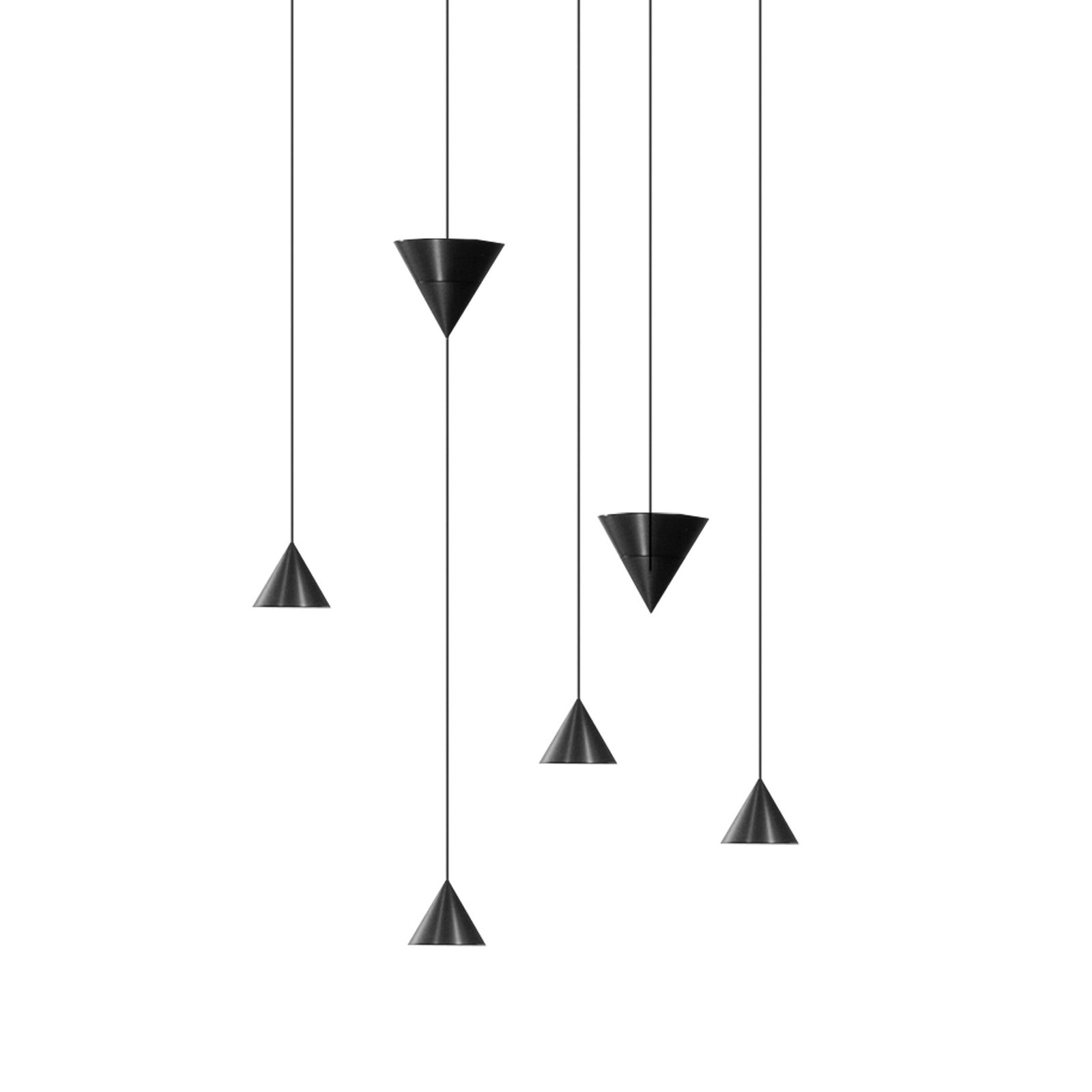 Karman Filomena LED hanging light 6-bulb 2,700 K