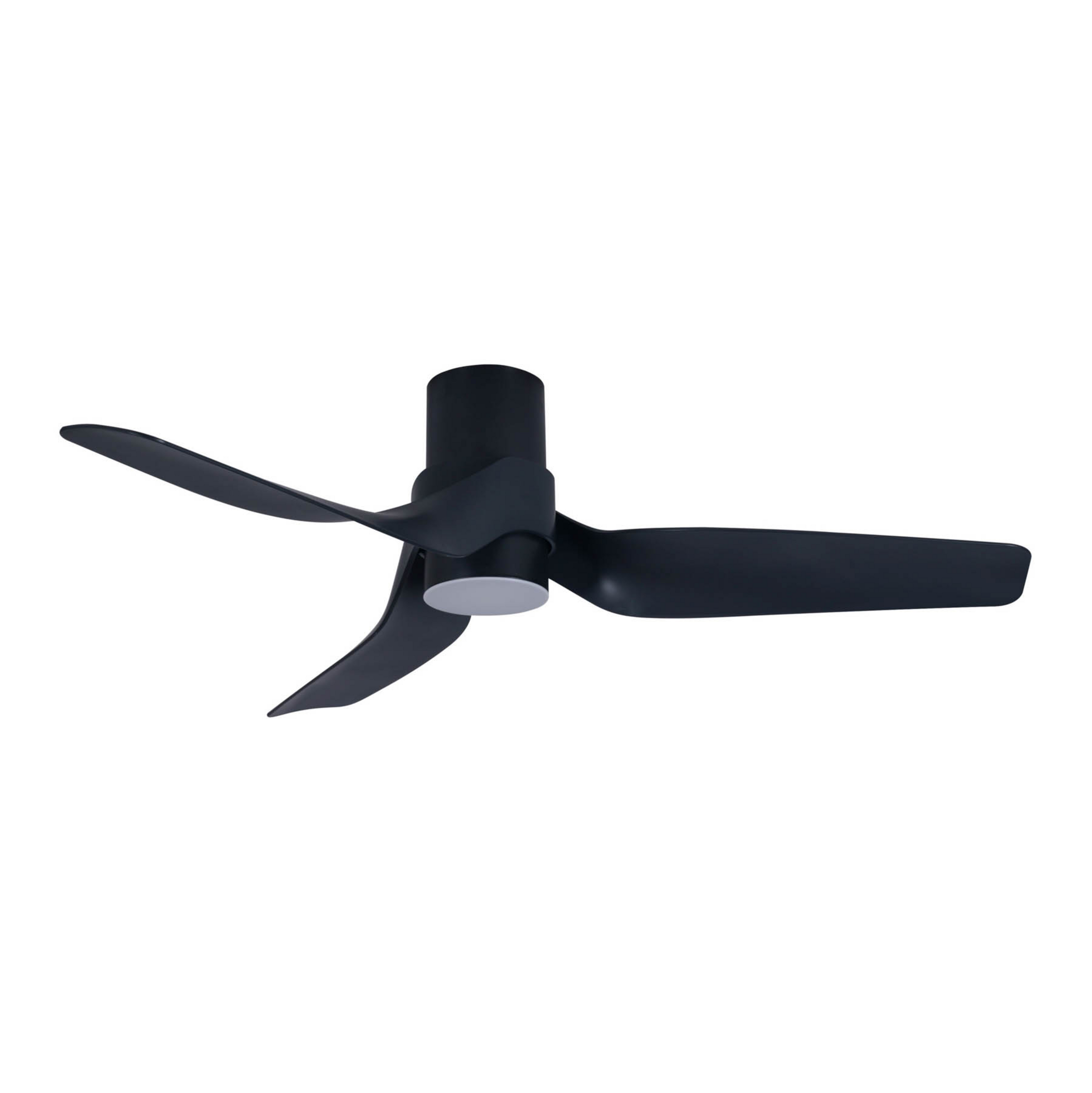 Nautica Deckenventilator mit Licht, schwarz, leise - Beacon