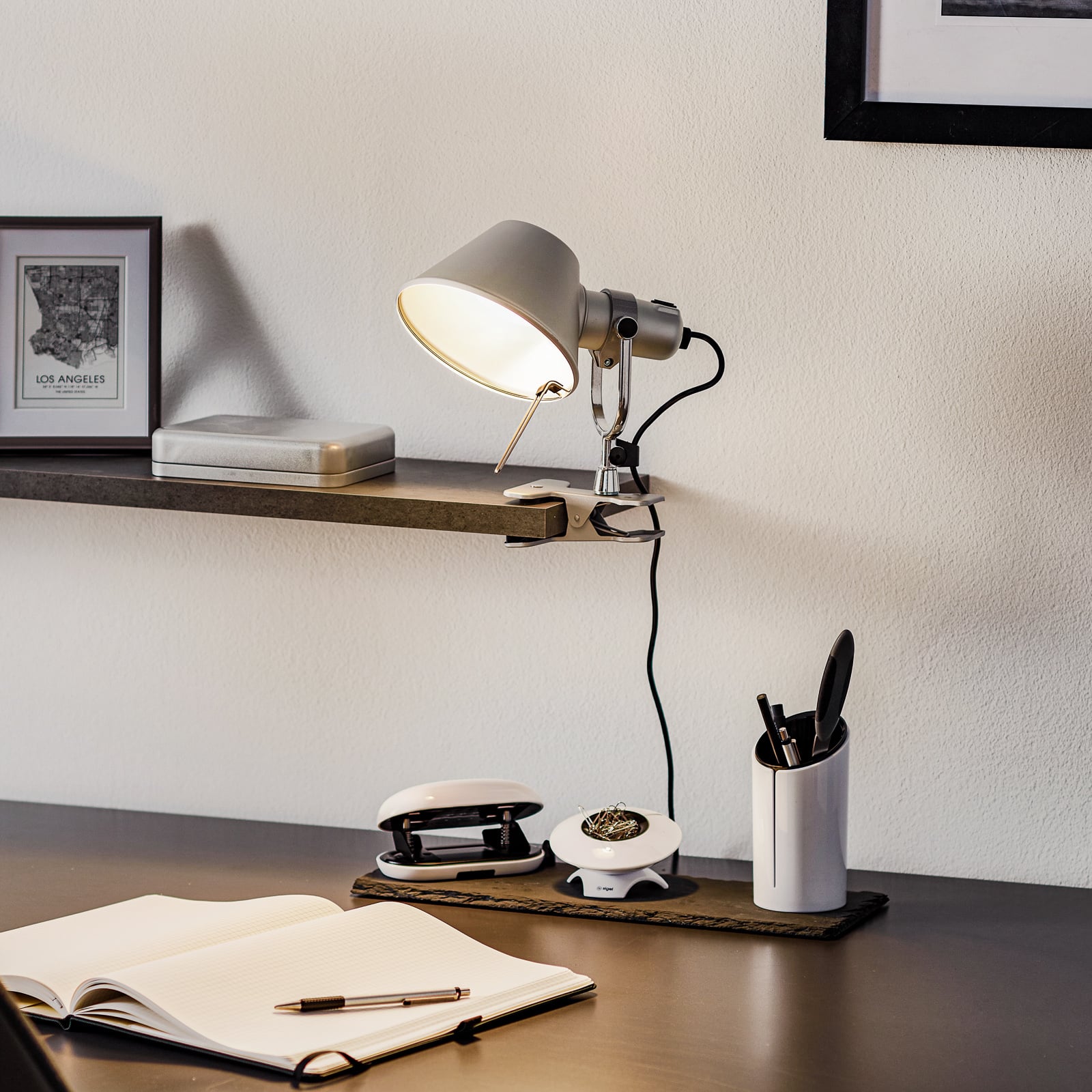 Tolomeo Pinza LED Wandleuchte Alu 2700K - Artemide