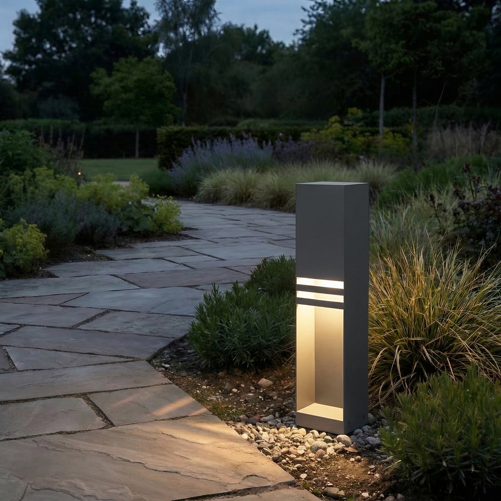 Oxido LED svjetlo za stazu, antracit, visina 50 cm, IP44 - Lucande